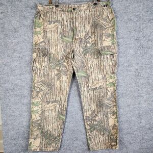 Vintage 10x Pants Realtree Camo Cargo Mens 42x34 Made in USA Hunting Fishing
